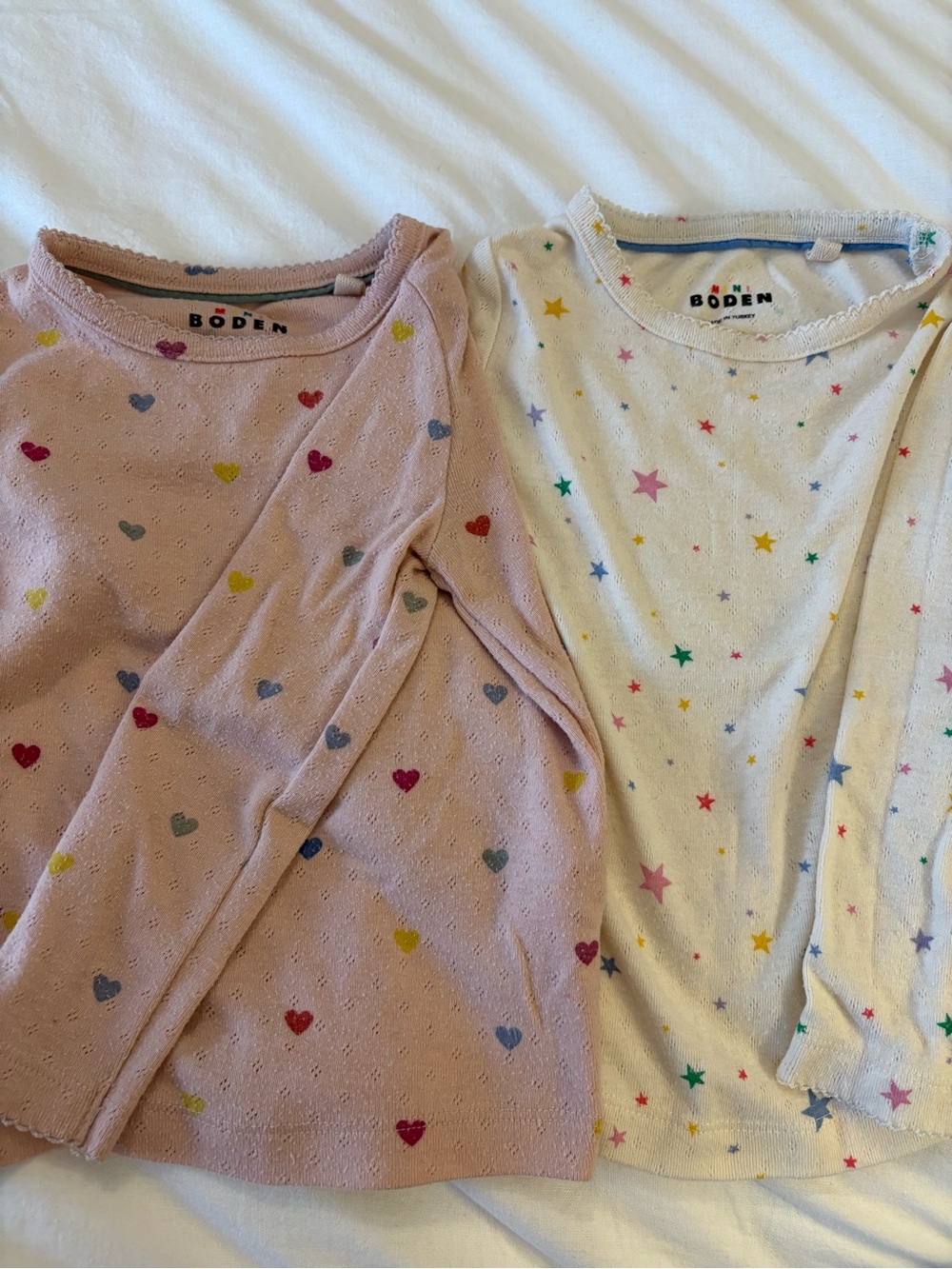 Mini Boden Pointelle Tees